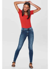 Jeans skinny bleu ONLY pour femme seconde vue