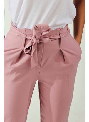 Pantalon slim rose ONLY femme