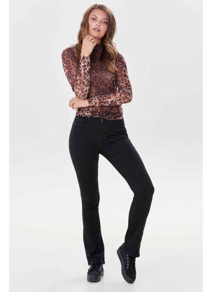 Jean coupe flare noir ONLY femme