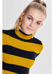 Pull col roulé bleu ONLY pour femme seconde vue