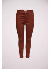 Jeans skinny marron ONLY pour femme seconde vue