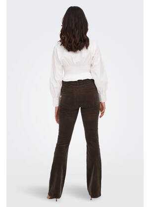Pantalon droit marron ONLY femme
