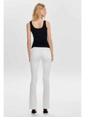 Pantalon droit blanc ONLY pour femme seconde vue