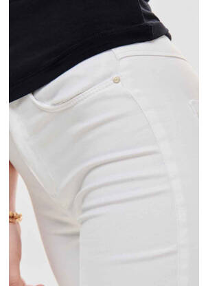 Pantalon droit blanc ONLY femme