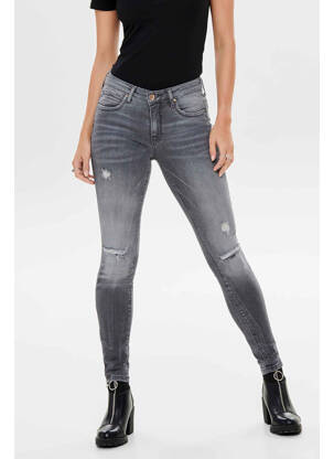 Jeans skinny gris ONLY pour femme