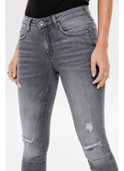 Jeans skinny gris ONLY pour femme seconde vue