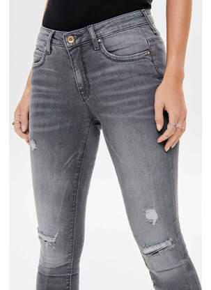 Jeans skinny gris ONLY femme