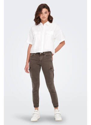 Pantalon cargo marron ONLY femme