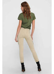 Pantalon cargo beige ONLY pour femme seconde vue