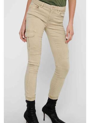 Pantalon cargo beige ONLY femme