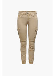 Pantalon cargo beige ONLY pour femme seconde vue