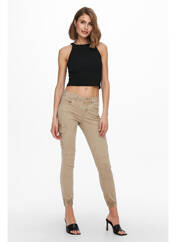 Pantalon cargo beige ONLY pour femme seconde vue