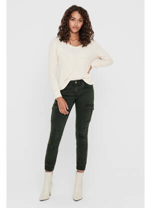 Pantalon cargo gris ONLY femme