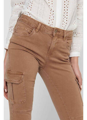 Pantalon slim marron ONLY femme