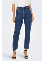 Jean coupe Mom bleu ONLY pour femme seconde vue