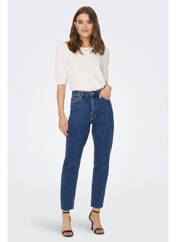 Jean coupe Mom bleu ONLY pour femme seconde vue