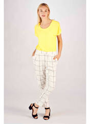 Pantalon droit blanc ONLY pour femme seconde vue