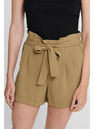 Short marron ONLY femme