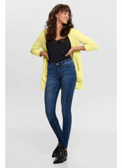 Gilet manches longues jaune ONLY pour femme seconde vue