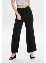 Pantalon flare noir ONLY pour femme seconde vue