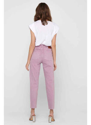 Jean coupe mom violet ONLY femme