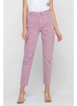 Jean coupe mom violet ONLY femme