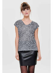 T-shirt argent ONLY pour femme seconde vue