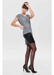 T-shirt argent ONLY pour femme seconde vue