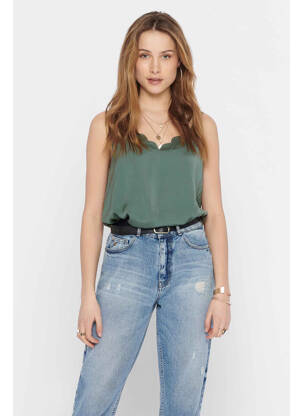 Chemisier vert ONLY pour femme