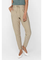 Pantalon chino beige ONLY pour femme seconde vue