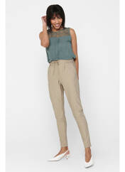 Pantalon chino beige ONLY pour femme seconde vue