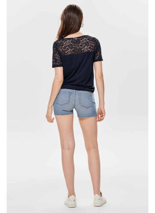 Short bleu ONLY femme