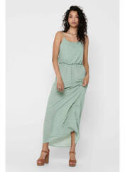 Robe longue vert ONLY pour femme seconde vue