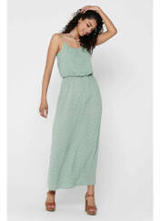 Robe longue vert ONLY pour femme seconde vue