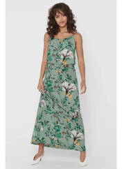 Robe longue vert ONLY pour femme seconde vue