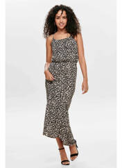 Robe longue marron ONLY pour femme seconde vue