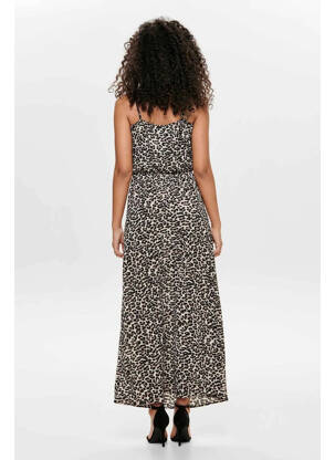 Robe longue marron ONLY femme