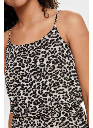 Robe longue marron ONLY femme