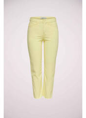 Pantalon droit jaune JACQUELINE DE YONG pour femme seconde vue