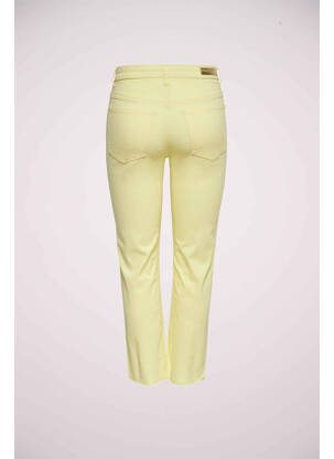 Pantalon droit jaune JACQUELINE DE YONG femme
