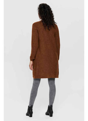 Gilet manches longues marron ONLY femme