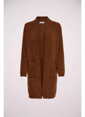 Gilet manches longues marron ONLY pour femme seconde vue