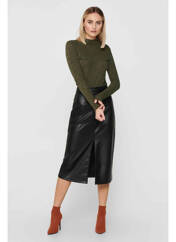Pull col roulé vert ONLY pour femme seconde vue