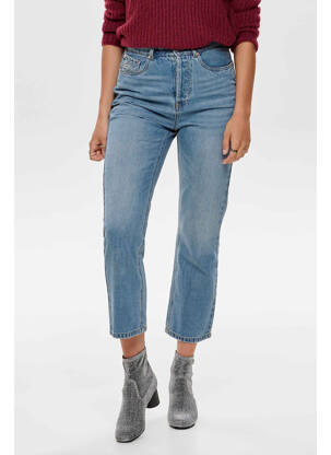 Jean coupe Mom bleu ONLY pour femme
