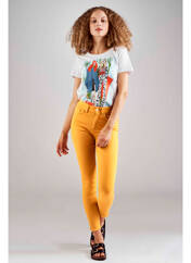 Jeans coupe slim jaune ONLY pour femme seconde vue