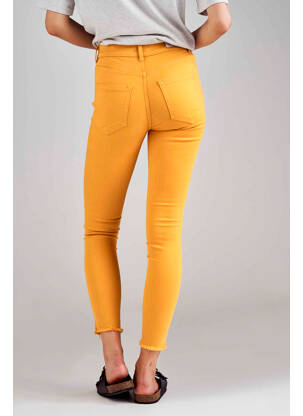 Jeans coupe slim jaune ONLY femme