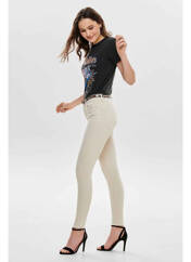 Pantalon slim gris ONLY pour femme seconde vue