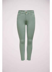 Jeans skinny vert ONLY pour femme seconde vue