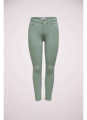 Jeans skinny vert ONLY pour femme