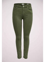 Pantalon slim vert ONLY pour femme seconde vue